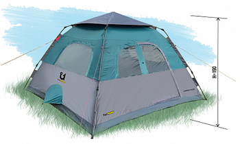 Шатер TauMann Camping House - Шатры и тенты - Шатры - Классические - Магазин для туриста sport-turist.ru